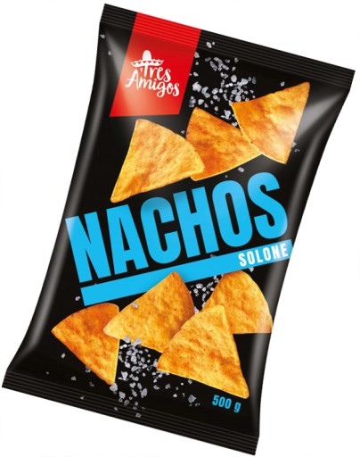 SALTED NACHOS 500g Nachos Chips Veľké balenie kvalitné Kol-Pol x Fanex