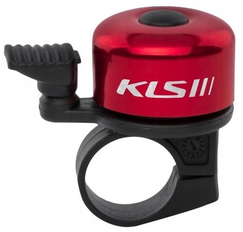 KELLYS BANG BICYCLE BELL 10 strieborný ČERVENÝ ALU
