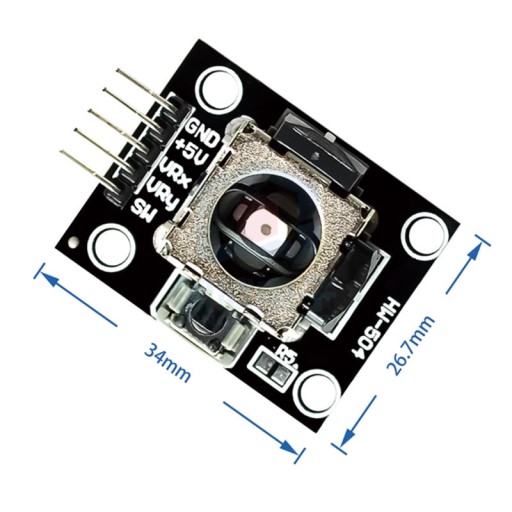 XY PS2 2-osový modul analógového joysticku