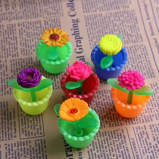 3x MAGICKÝ KVET PASTÚCI VO VODE KVETINÁČ SENSORY PLAY RASTLINA
