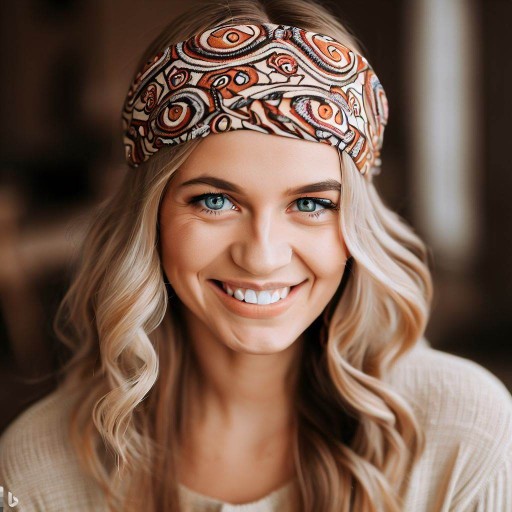 Čelenka do vlasov široká na hlavu a uši, ružová gumička, bandana, turban, bandana