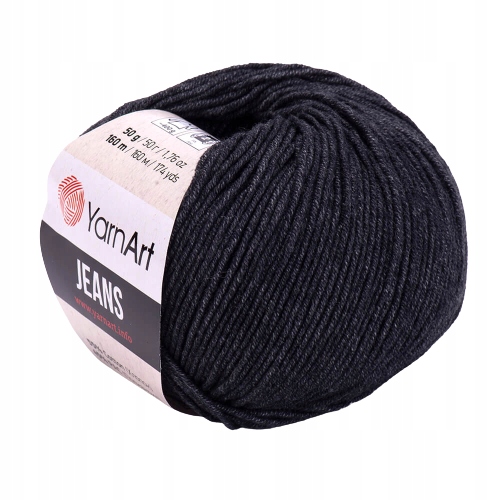 YarnArt Jeans 28 Grafitová priadza 50g/160m