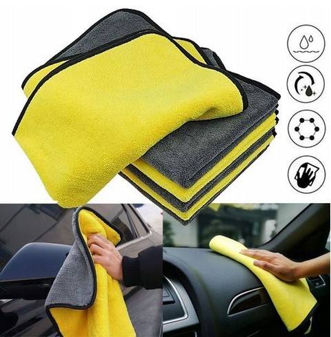 2 x UTERÁK Z MIKROVLÁKNA NA UMÝVANIE A SUŠENIE AUTOLAKU 30x30