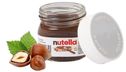 Nutella Mini Cream ďakovný darček pre hostí darček SVÄTÉ PRIJÍMANIE