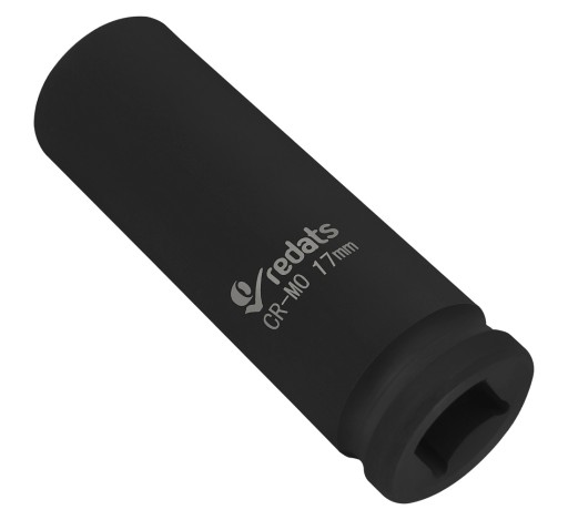 Nárazová objímka 17 mm dlhá pre kolesá s 1/2'' kľúčom