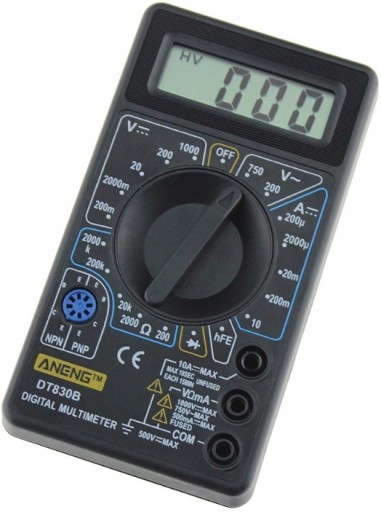 DIGITÁLNY METER PRESNÝ MULTIMETER + KÁBLE