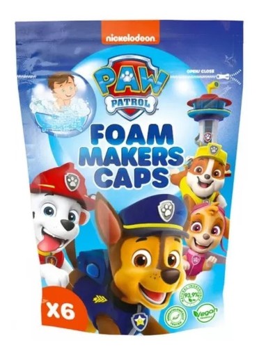 Paw Patrol Foam makers peny do kúpeľa 6x16g