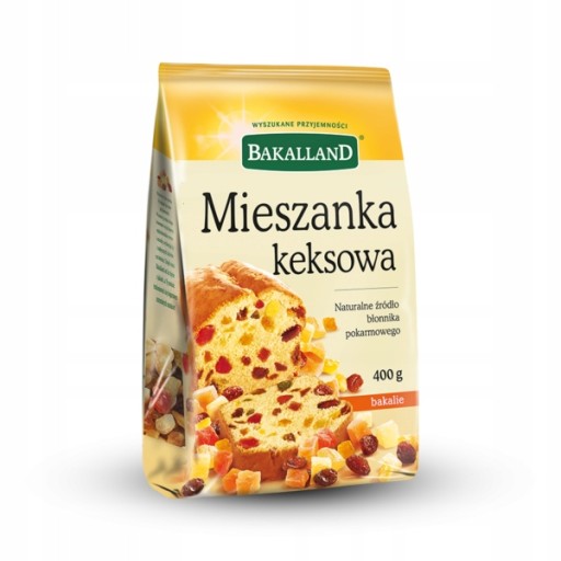 BAKALLAND Koláčová zmes, sušené ovocie, 400g