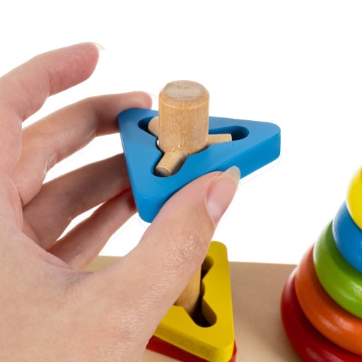 Drevená hračka na triedenie puzzle hračiek ako darček pre deti