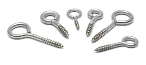 NEREZOVÁ SKRUTKA OČKA DREVENÁ 4x30mm 1ks