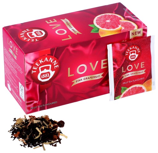 TEEKANNE LOVE RUŽOVÝ GRAPEFRUIT ovocný čaj 20T