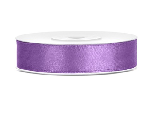 SATÉNOVÁ STUHA 12mm / 25m LEVANDUĽOVÁ