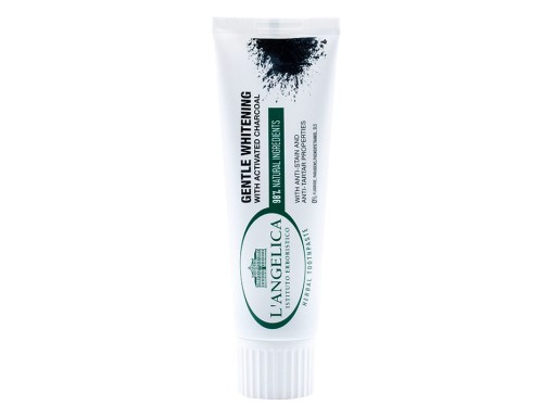 L'Angelica Jemná bieliaca zubná pasta s dreveným uhlím 75 ml