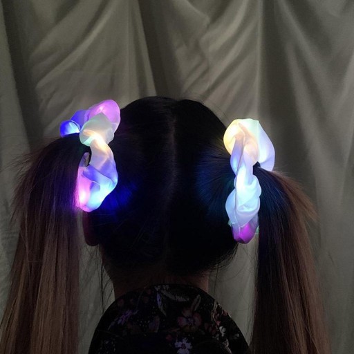 FROTKA HAIRBAND LED GLOW PRE PARTY GLOW BEAUTY Ružová