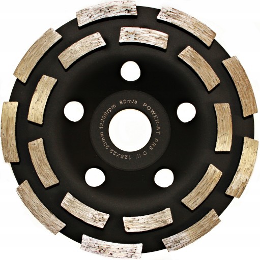 Kotúč na brúsenie betónu Segment na betón 125 mm Výkon