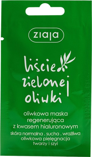 ZIAJA Olivová regeneračná maska Kyselina hyalurónová