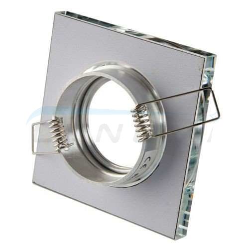Halogénové priehľadné LED svietidlo GU10 MR16 CT-7003 štvorcové