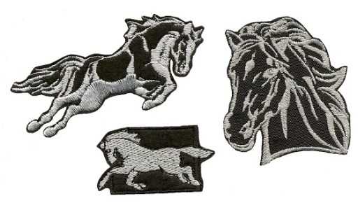 HORSE set kompl. Záplaty záplaty ŁATA SM MANUFACTURER