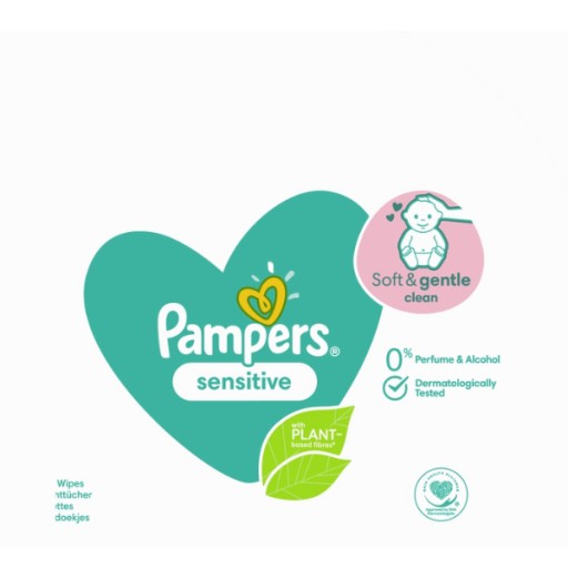 Pampers Sensitive vlhčené obrúsky 80 ks