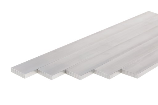 Hliníková plochá lišta 6060 T6 PA38 rezaná na rozmer 20x12mm | 10 cm