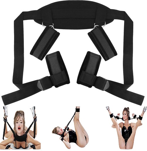 POPRUHY, PUTÁ NA RUKY A NOHY, SEXUÁLNY PÁS, SÚPRAVA BONDAGE BDSM