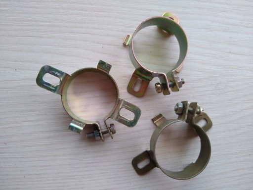 Svorky fi 25 mm na montáž kondenzátorov, sada = 2