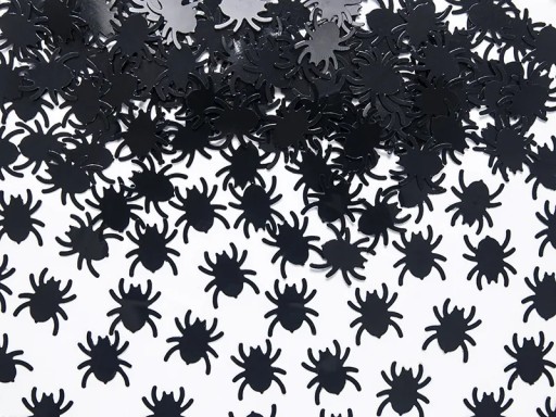 HALLOWEENSKÉ KONFETTI Black Spiders 15g