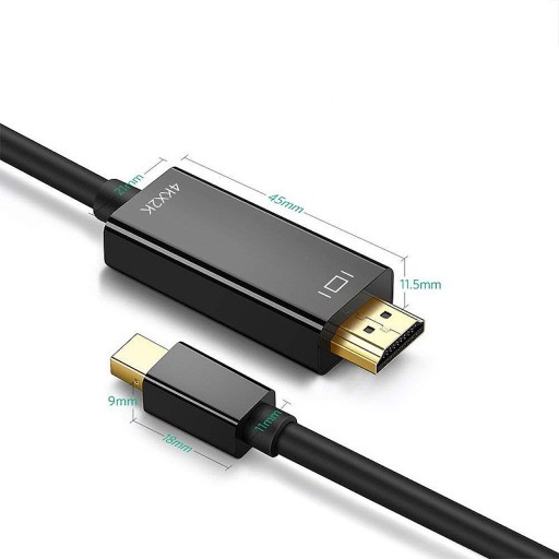 Kábel Mini DisplayPort HDMI 1,8 m Thunderbolt MAC
