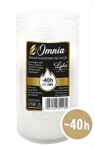 12 cm parafínové vložky 40 h