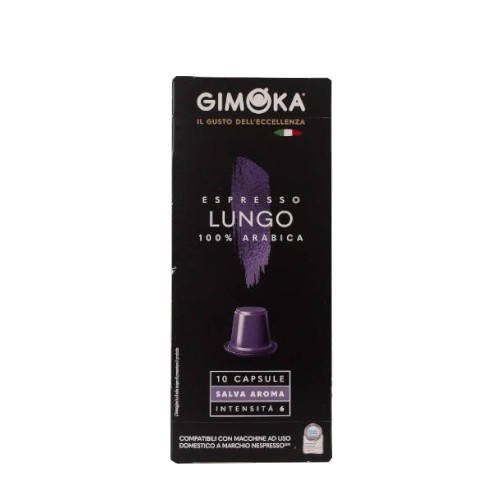 Gimoka Lungo 100% Arabica Nespresso kapsule 10 ks