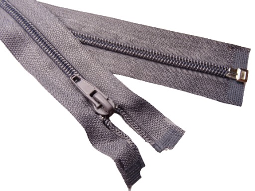 Sekcia zipsu 5, špirála, 85 cm, sivá