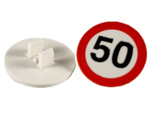 LEGO Klip na dopravnú značku 2x2 30261px2 6317588 NOVINKA