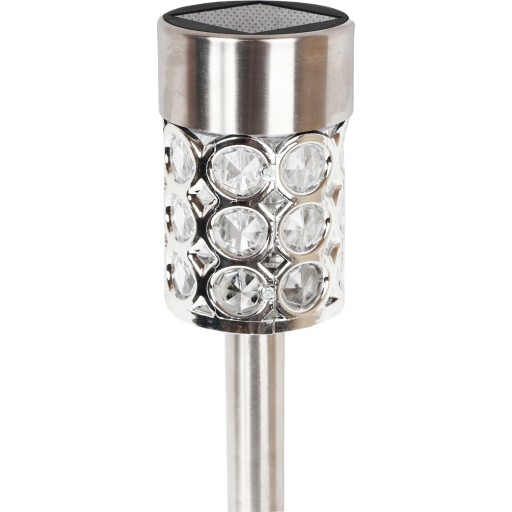 SOLÁRNA ZÁHRADNÁ LAMPA viacfarebný LED stĺp
