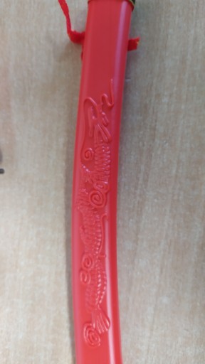 Červený meč NINJA Samuraj SAMURAI Katana 60 cm
