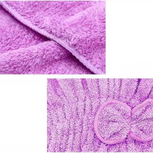 UTERÁKOVÝ ČIAPKA NA SUŠENIE VLASOV NA HLAVU ABSORBENTNÝ MIKROFIBER TURBAŇ