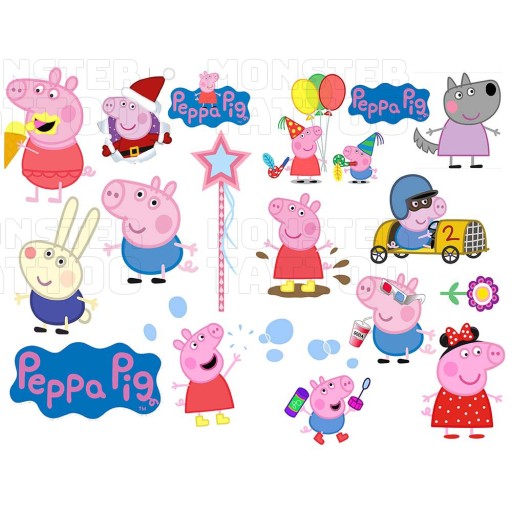 UMÝVAJÚCE DOČASNÉ TETOVANIE PRE DETI DETSKÉ PEPPA PIG ORIGINÁLNE DIZAJNY