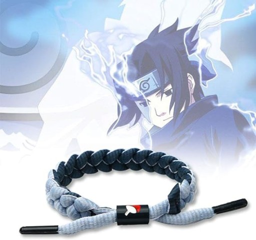 ANIME NARUTO NÁRAMOK BRACELET MODRÝ KOMIKS PUNK