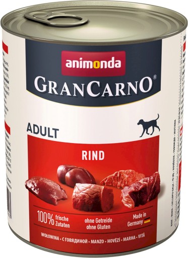 ANIMONDA Grancarno ADULT Hovädzie mäso 800g