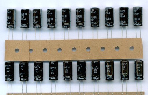 470uF 25V NÍZKY ESR 470 µF 25 V (10 KS) ELEKTROLYTICKÝ KONDENZÁTOR