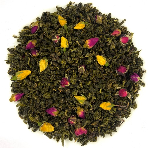 OOLONG čaj ROSE KISS 100g ruža ulung AROMATIC