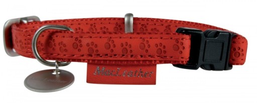 ZOLUX MACLEATHER PÁSKA GOLIEROVÁ 15 mm ČERVENÁ