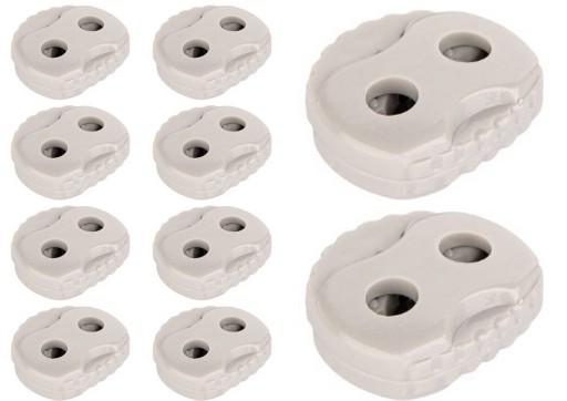 LINE STOPPER KONCOVÁ SVORKA ŠEDÁ 3mm - 10 ks