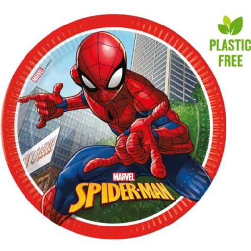 SPIDERMAN papierové TANIERE spider man 23cm