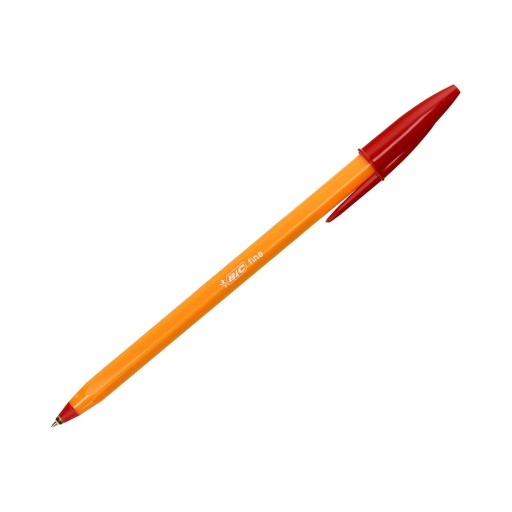 BiC oranžové červené pero