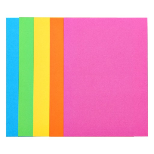 Farebný papier A5 x 50 listov Jasné farby 200G
