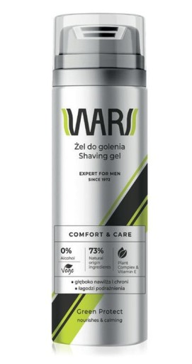 Gél na holenie WARS Comfort & Care Green Protect 200 ml