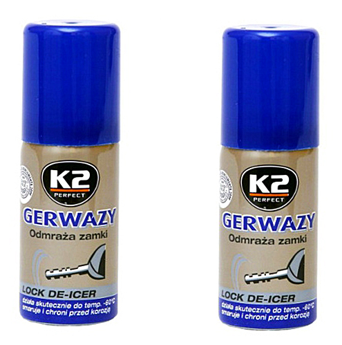 K2 GERWAZY DEFROST D7X52 PRE ZÁMKY -60 50ML 2KS