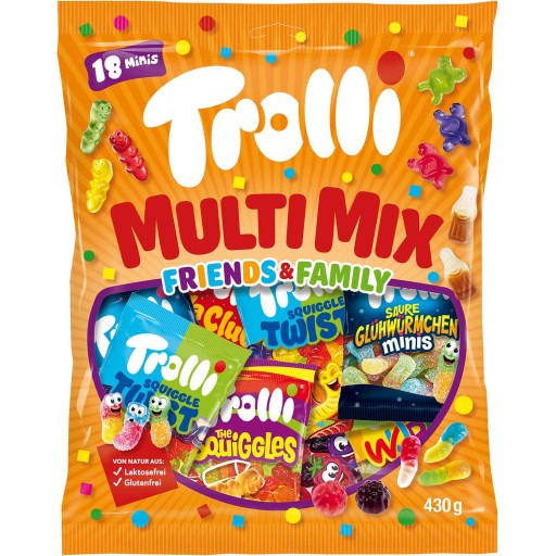 Trolli Multi Mix Schmatzinsel Jelly Beans z Nemecka
