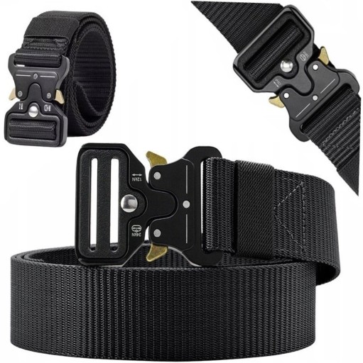 VOJENSKÝ TAKTICKÝ OPASOK na nohavice SURVIVAL vojenský opasok QR BUCKLE silná