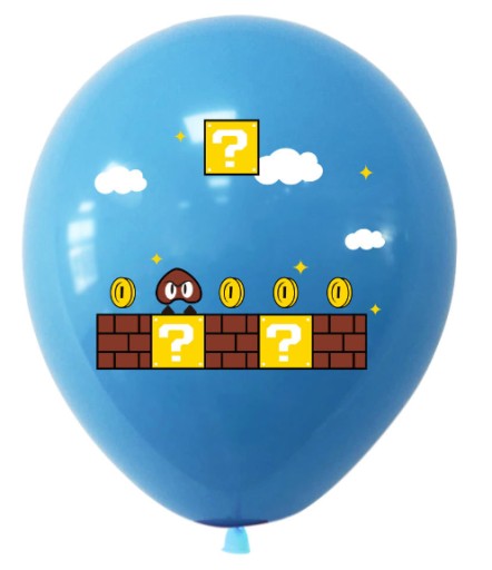 KLASICKÝ BALÓN MARIO BROS 12 KS S POTL